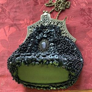 Beaded bag for evening or sport